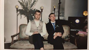 Lukas Kiveris su broliu Konstantinu Kiveriu-Lilu