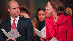 Kate Middleton ir princas Williamas