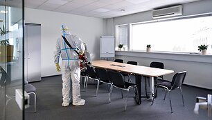 Premise cleaning by steam