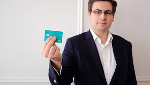 V.Karalevičius with Bankera-Visa card