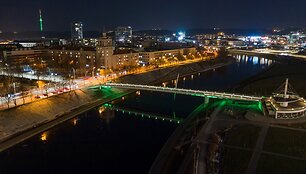 White Bridge in Vilnius. Lithuania. Photo by Vilnius Municipality