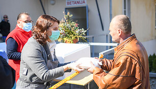 D.Nausėdienė lankėsi socialinės pagalbos centre &bdquo;Betanija&ldquo;