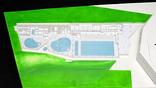 Naujo vandens sporto centro Kaune vizualizacijos