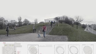 &bdquo;Mirage&ldquo; architektų studijos pasiūlymas koncertų salei ant Tauro kalno