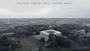 &bdquo;Mirage&ldquo; architektų studijos pasiūlymas koncertų salei ant Tauro kalno