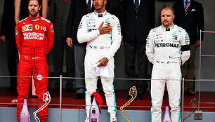 Sebastianas Vettelis, Lewisas Hamiltonas ir Valtteris Bottas