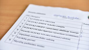 &bdquo;Geriausio Lietuvos vairuotojo&ldquo; konkurso akimirka