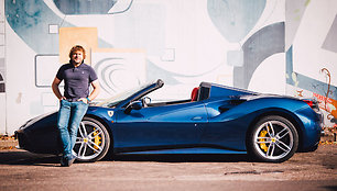 „Ferrari 488 Spider“ ir Benediktas Vanagas