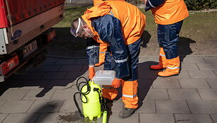 Vie&scaron;ojo transporto dezinfekcija Vilniuje