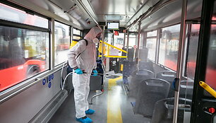 Vie&scaron;ojo transporto dezinfekcija Vilniuje