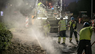 Sostinėje tvarkant Justiniškių gatvę pasitelkti inovatyvūs metodai 