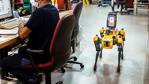 Tokie robotai lengvai apeina kliūtis, gali lipti laiptais ir vaik&scaron;čioti nelygiais pavir&scaron;iais