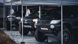 Benediktas Vanagas surengė pirmuosius testus su naujuoju &bdquo;Toyota Hilux&ldquo; bolidu