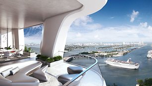 Beckhamai įsigijo namus prabangiame dangoraižyje Majamyje