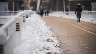 Sekmadienio rytas sostinės gatvėse