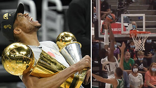 KOSTAS ANTETOKOUNMPO DREBINO ŽALGIRIEČIŲ KREP&Scaron;Į