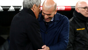 Quique Setienas ir Zinedine'as Zidane'as