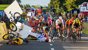 Kraupi avarija &bdquo;Tour de Pologne&ldquo; lenktynėse