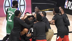 „Toronto Raptors“ krepšininkų triumfas