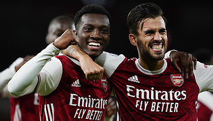 Eddie Nketiah ir Dani Ceballosas