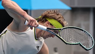 „Australian Open“ starte – užtikrintas Džokas, lūžusi vokiečio raketė ir jauno suomio triumfas