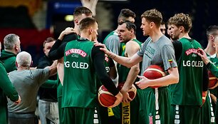 Lietuvos krep&scaron;inio rinktinės treniruotė