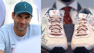 Rogerio Federerio daiktų aukcione bus parduodami ir batai