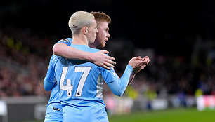 Philas Fodenas ir Kevinas De Bruyne