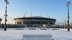 Sankt Peterburgo „Gazprom Arena“ stadionas