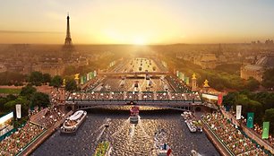 Įspūdingi Paryžiaus planai: olimpines žaidynes atidarys ne stadione, o upėje
