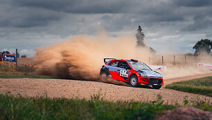 &bdquo;Samsonas Rally Roki&scaron;kis&ldquo; 2020 1-a diena