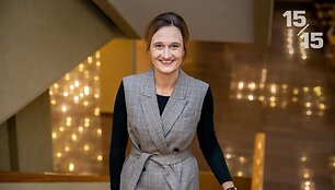 Viktorija Čmilytė-Nielsen laidoje 15/15