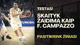 Testas: Skaityk žaidimą kaip Facundo Campazzo