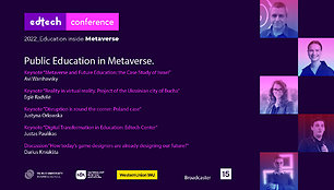 Viešasis švietimas metavisatoje | EdTech konferencija 2022: švietimas metavisatoje