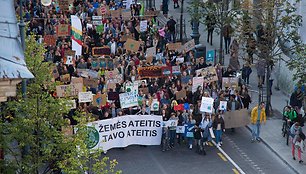 „Fridays For Future“ eitynės Vilniuje