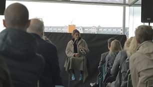 Tracey Emin skulptūros „Motina“ atidarymas Osle ir spaudos konferencija