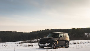 „Land Rover Defender“ 1000 kilometrų ir 10 kalėdinių eglučių