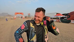 Gediminas &Scaron;atkus antro greičio ruožo fini&scaron;e