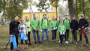 Žygio pėsčiomis &bdquo;Už &scaron;varią Lietuvą!&ldquo; akimirkos