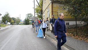 Žygio pėsčiomis „Už švarią Lietuvą!“ akimirkos