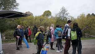 Žygio pėsčiomis &bdquo;Už &scaron;varią Lietuvą!&ldquo; akimirkos