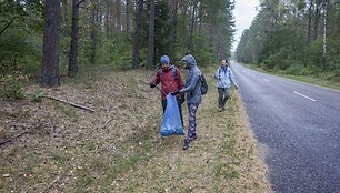Žygio pėsčiomis &bdquo;Už &scaron;varią Lietuvą!&ldquo; akimirkos