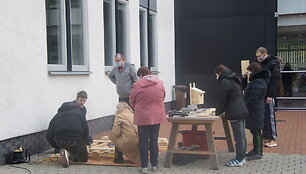Žygio pėsčiomis &bdquo;Už &scaron;varią Lietuvą!&ldquo; akimirkos