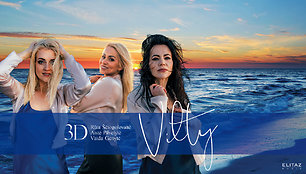 R.Ščiogolevaitės, V.Genytės ir A.Pilvelytės projektas „3D” pristato itin moterišką dainos „Vilty“ vaizdo klipą