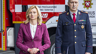Rita Tama&scaron;unienė ir Saulius Greičius