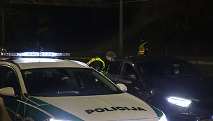 Akimirka i&scaron; vykusio policijos reido