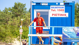 Savaitgalis Palangos paplūdimyje