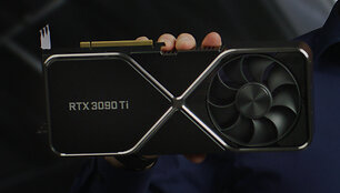 Nvidia RTS 3090 Ti vaizdo plok&scaron;tė.