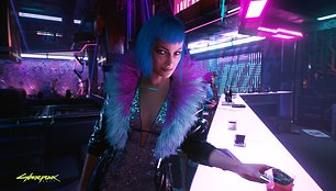 „Cyberpunk 2077“ veikėja Evelyn Parker. "CD Projekt Red" nuotrauka.