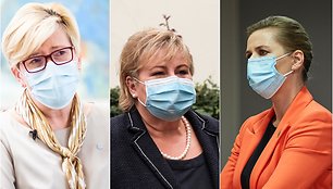 Ingrida Šimonytė, Erna Solberg, Mette Frederiksen